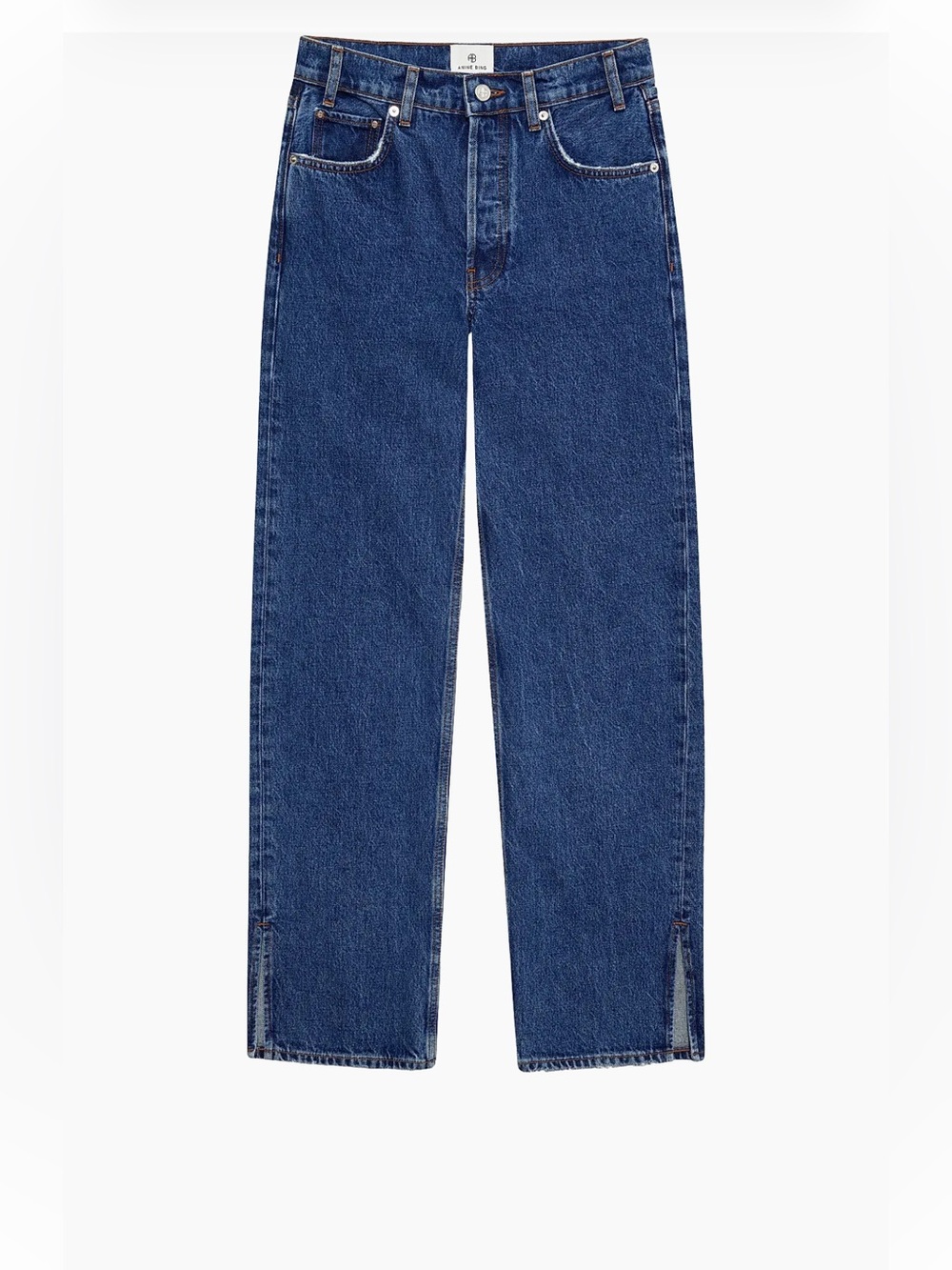 💙ANINE BING Roy High-Rise Straight-Fit Jeans. Size 24.